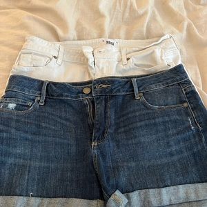 2 pair of women’s Paige shorts size 28